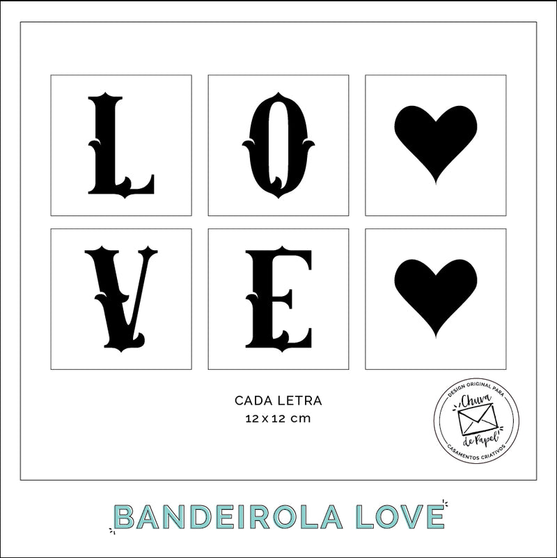 BANDEIROLA LOVE