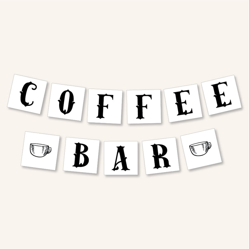 BANDEIROLA “COFFEE BAR”